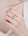 Pleasant Surprise 925 Sterling Silver 1 Carat Moissanite Ring