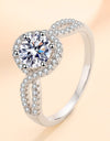 Feel The Joy 925 Sterling Silver Moissanite Ring