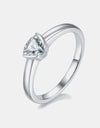 Moissanite 925 Sterling Silver Solitaire Ring