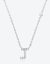 G To K Zircon 925 Sterling Silver Necklace