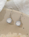 Opal Square Drop Earrings