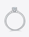 Moissanite 925 Sterling Silver Solitaire Ring