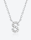 Q To U Zircon 925 Sterling Silver Necklace