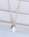 Moonstone Teardrop Pendant Necklace