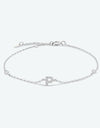 L To P Zircon 925 Sterling Silver Bracelet