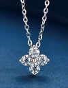 Moissanite Four Leaf Clover Pendant Necklace