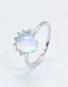 925 Sterling Silver Moonstone Ring