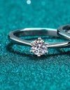 Moissanite 6-Prong Adjustable Ring