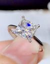 5 Carat Moissanite Solitaire Ring