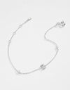 V To Z Zircon 925 Sterling Silver Bracelet