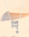 Rely On Fate Cubic Zirconia Pendant Necklace