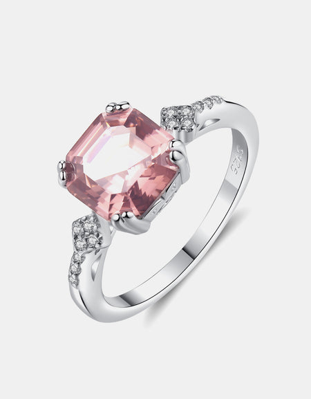 Morganite 925 Sterling Silver Ring