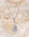 Find Your Center Opal Pendant Necklace