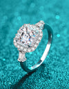 So Much Shine 2 Carat Moissanite Sterling Silver Ring