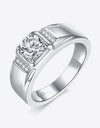 From The Heart 1 Carat Moissanite Ring