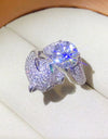 2 Carat Moissanite Adjustable Animal Ring