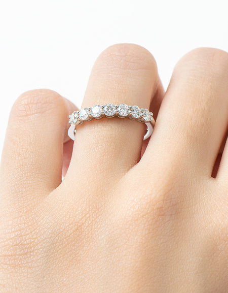 Can't Stop Your Shine Moissanite Platinum-Plated Ring