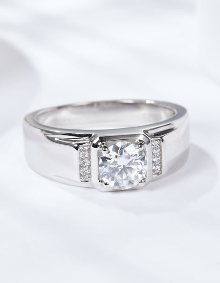 From The Heart 1 Carat Moissanite Ring