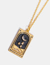 Tarot Card Pendant Stainless Steel Necklace