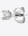 Zircon 925 Sterling Silver Stud Earrings