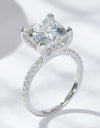 5.52 Carat Moissanite Side Stone Ring