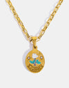 Stainless Steel 18K Gold-Plated Necklace