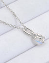 Moonstone Teardrop Pendant Necklace