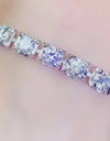 5 Carat Moissanite Lobster Clasp Bracelet