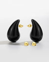 Big Size Water Drop Brass Earrings