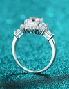 So Much Shine 2 Carat Moissanite Sterling Silver Ring