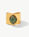 18K Gold-Plated Wide Open Ring