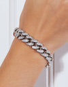 GNJ MANUFACTURING Curb Chain Bracelet in Silver