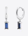 Zircon Huggie Drop Earrings