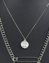 Minimalist Design Antique Coins Necklace