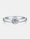 Moissanite 925 Sterling Silver Solitaire Ring