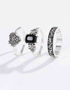 Zinc Alloy Three-Piece Ring Set