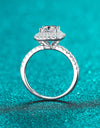 Sterling Silver 1 Carat Moissanite Ring