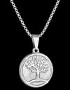 Tree Of Life Pendant Stainless Steel Necklace