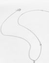 G To K Zircon 925 Sterling Silver Necklace