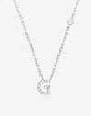 G To K Zircon 925 Sterling Silver Necklace