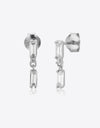 Zircon 925 Sterling Silver Drop Earrings