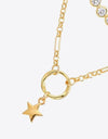 Zircon Star Pendant Necklace