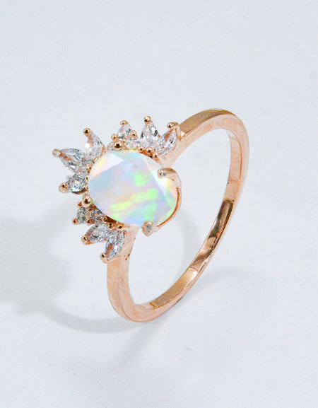 Best Of Me 925 Sterling Silver Opal Ring