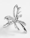 Zinc Alloy Butterfly Ring