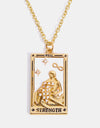 Tarot Card Pendant Stainless Steel Necklace