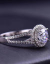 Shiny and Chic 1 Carat Moissanite Ring