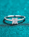 925 Sterling Silver Moissanite Solitaire Ring