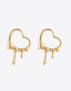 Heart Zinc Alloy Earrings