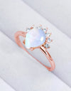 925 Sterling Silver Moonstone Ring