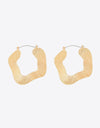 Ribbed Alloy Earrings